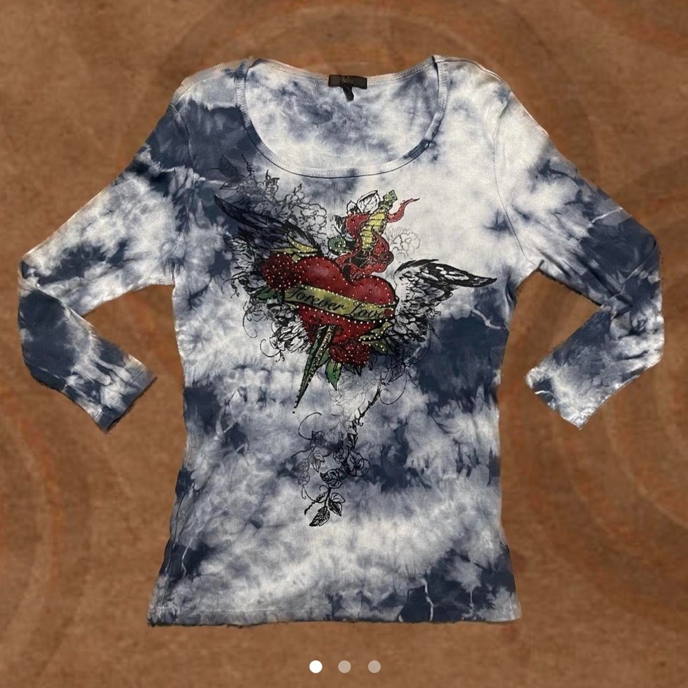 Y2K long sleeve top